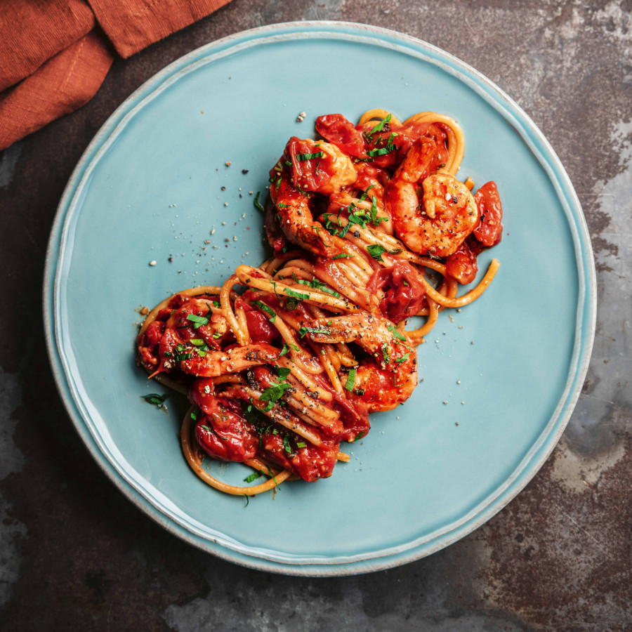 Bucatini mit Gamberoni 