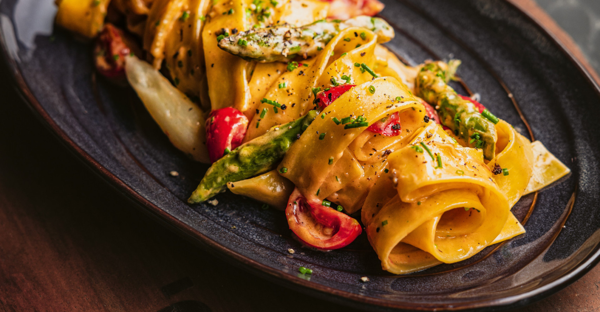 pappardelle asparagi mit Spargel